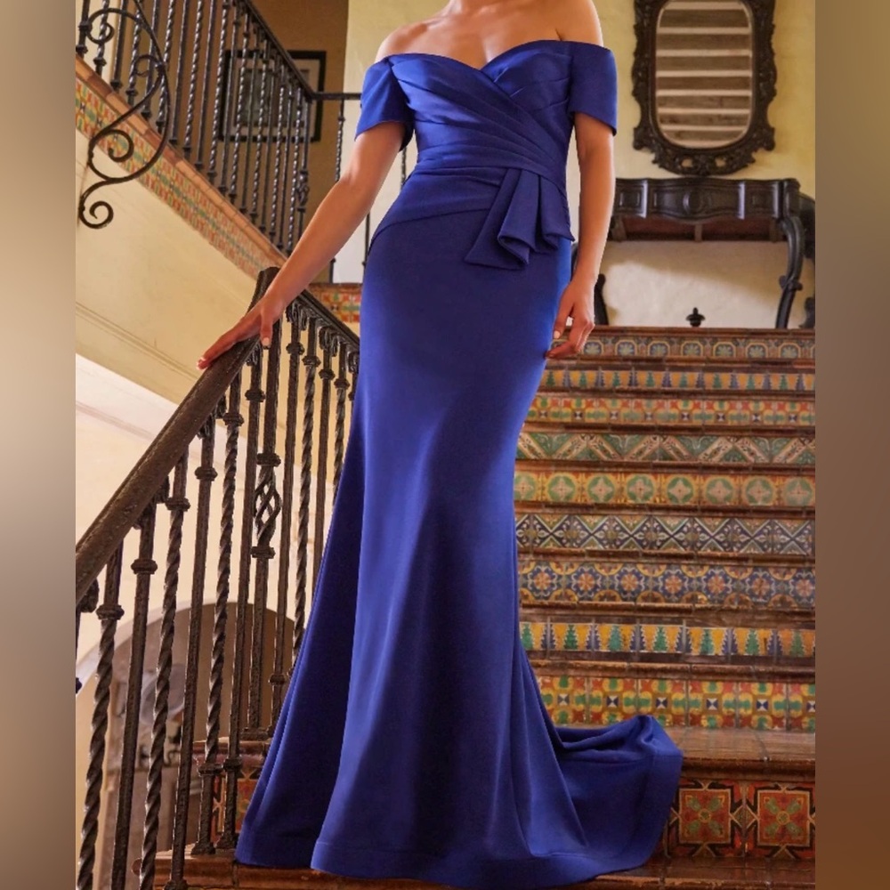 Sapphire/Royal Blue Cameron Blake CB141 Evening Gown